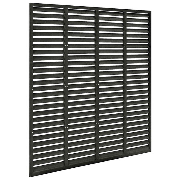 vidaXL Louver Fence WPC 180x180 cm Dark Grey