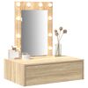 vidaXL Dressing Table Brown 60 x 40 x 70 cm Engineered wood