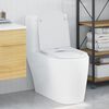 vidaXL Quick Release Toilet suitable for Seat White 44 x 36.4 x 3.4 cm