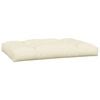 vidaXL Pallet Cushions 3 pcs Cream Fabric