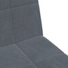 vidaXL 2-Seater Sofa Bed with Footstool Dark Grey Velvet