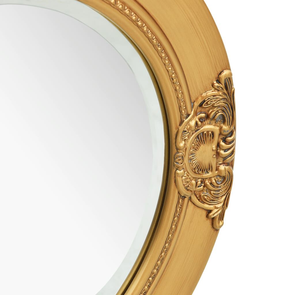 vidaXL Wall Mirror Baroque Style 50 cm Gold
