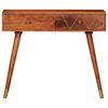 vidaXL Console Table 90x35x76 cm Solid Acacia Wood