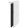 vidaXL Headboard Cushion "Zadar" Black and White 100 cm Faux Leather