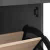 vidaXL Shoe Cabinet VIKEN Anthracite Grey Engineered Wood