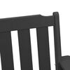 vidaXL Garden Dining Chair 2 pcs Black 65.5 x 59 x 88 cm HDPE
