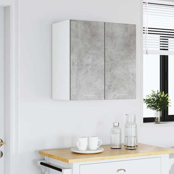 vidaXL Hanging Cabinet Concrete Grey 60x31x60 cm Engineered Wood