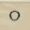 vidaXL Storage Boxes with Lid 4 pcs Cream 32x32x32 cm Fabric