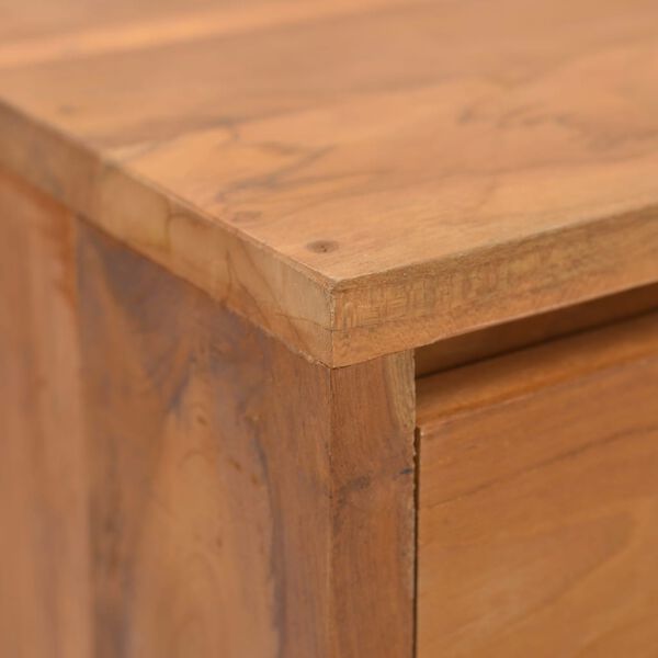 vidaXL Bedside Cabinet 20x35x50 cm Solid Teak Wood
