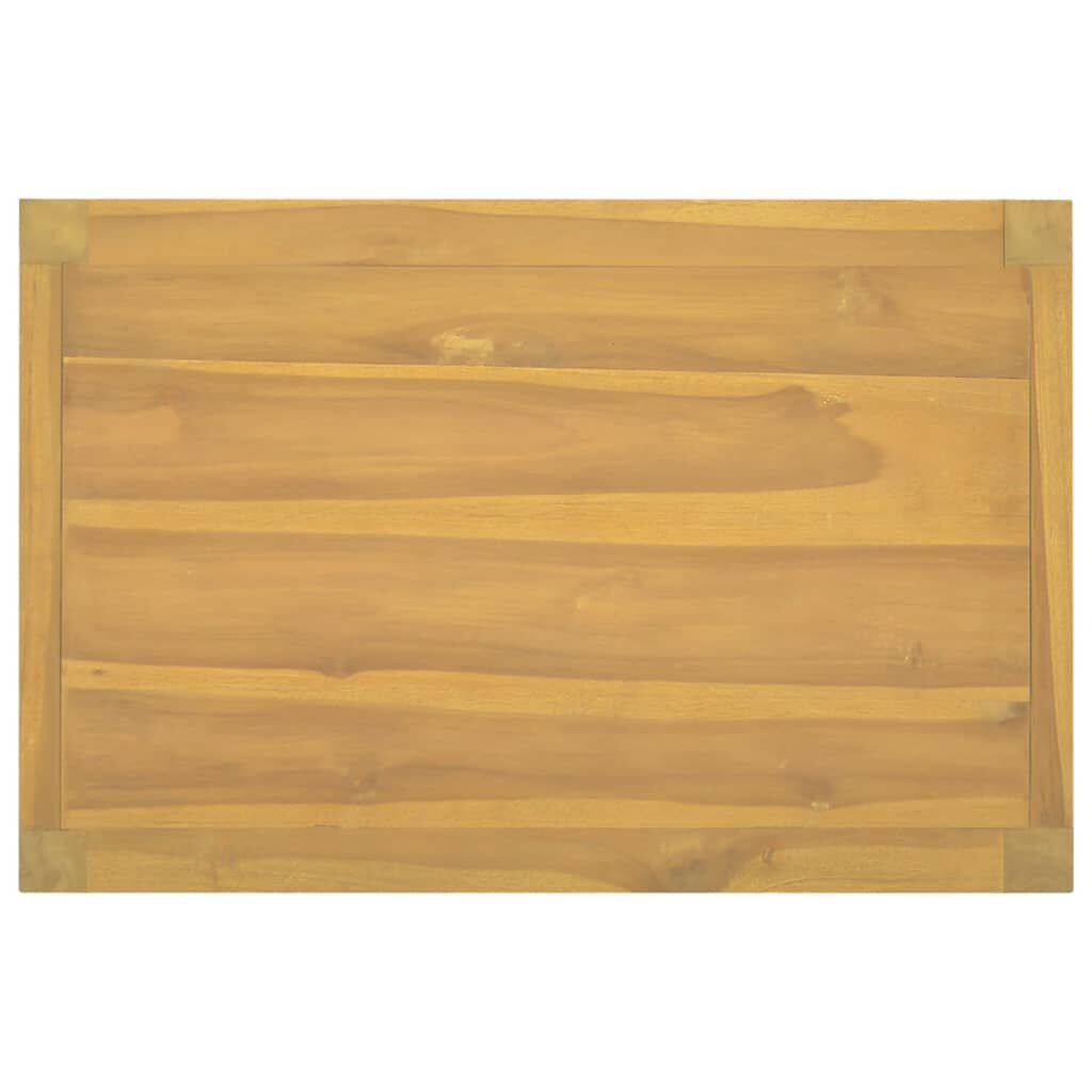 vidaXL Bathroom Cabinet 60x40x75 cm Solid Wood Teak