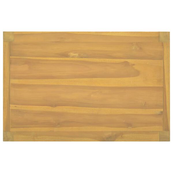 vidaXL Bathroom Cabinet 60x40x75 cm Solid Wood Teak
