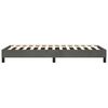 vidaXL Box Spring Bed Frame Dark Grey Twin XL Velvet (US Only)