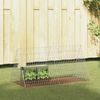 vidaXL Rabbit Cage Silver 110 x 55 x 55 cm Galvanised Steel