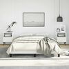vidaXL Bed Frame without Mattress White 137x190 cm Full Faux Leather