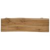 vidaXL Bench Mixed Recycled Wood and Solid Teak 100x28x43 cm