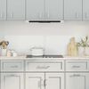 vidaXL Kitchen Backsplashes 2 pcs Transparent 80x40 cm Tempered Glass