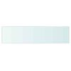 vidaXL Shelf Panel Glass Clear 60x15 cm