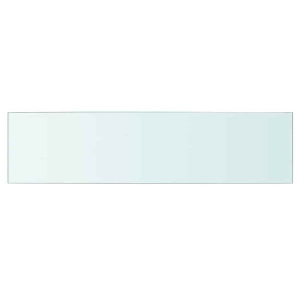 vidaXL Shelf Panel Glass Clear 60x15 cm