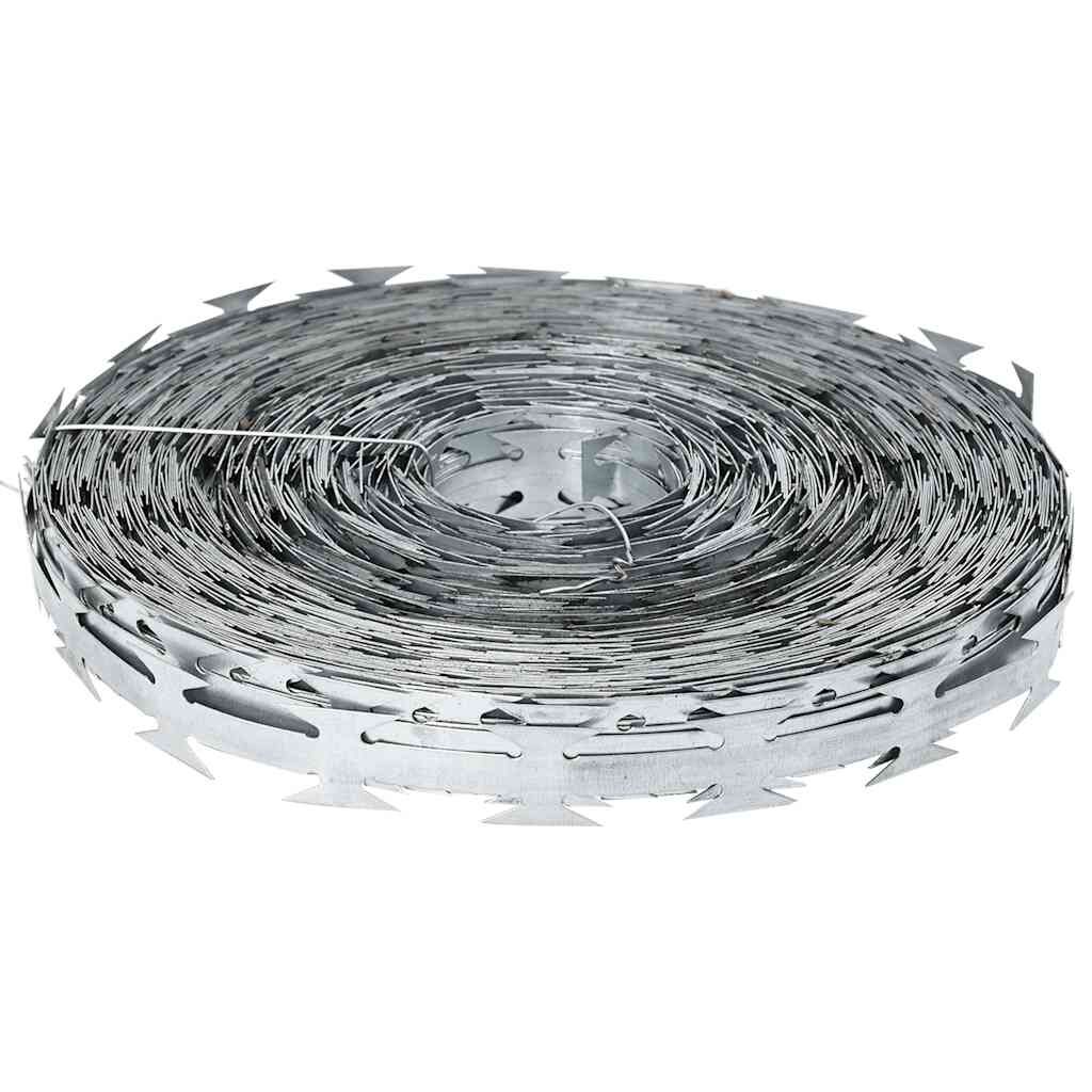 vidaXL Razor Concertina Wire Galvanised Steel 500 m