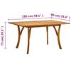 vidaXL 5 Piece Garden Dining Set Grey