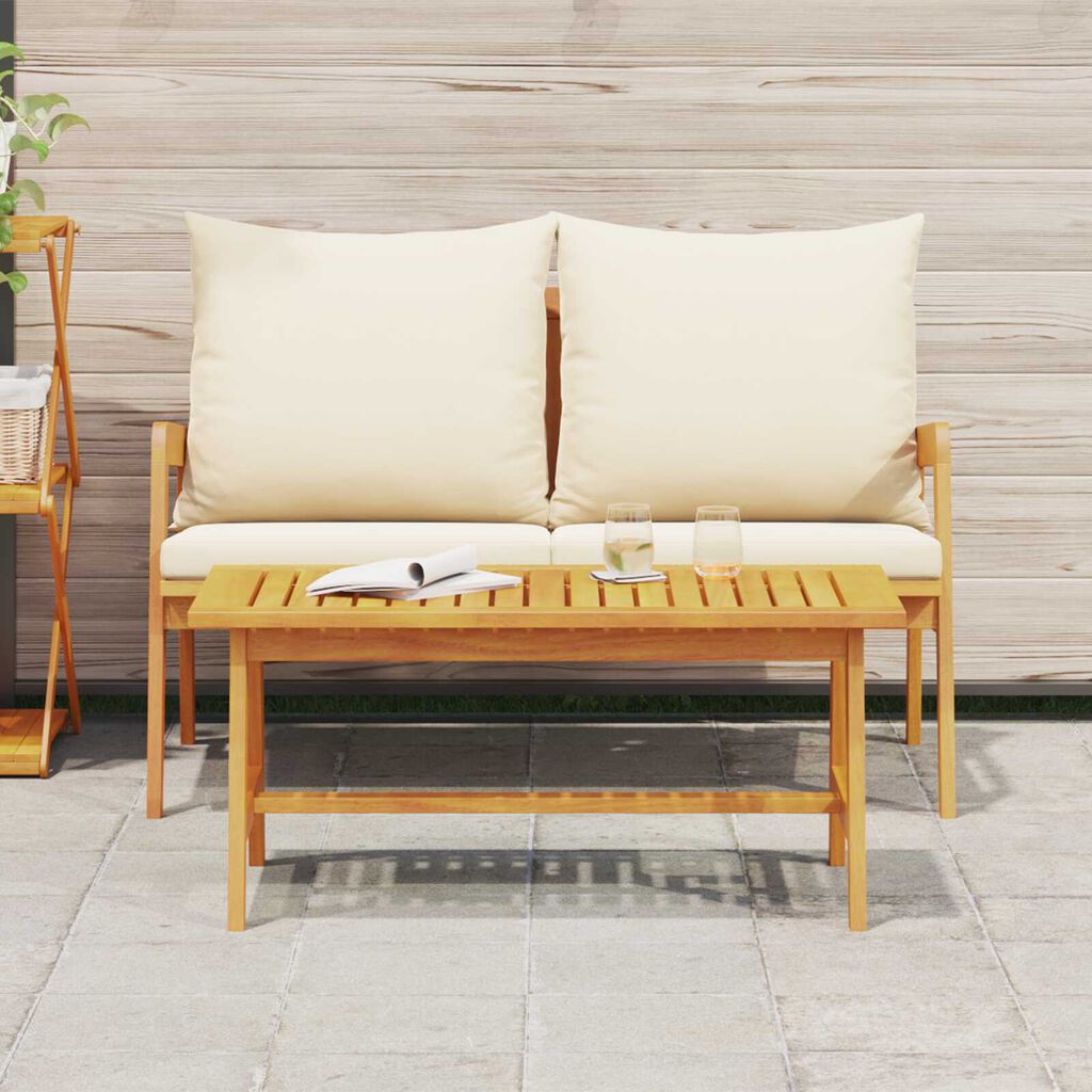 vidaXL Coffee Table 90x45x40 cm Solid Wood Acacia