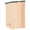 vidaXL Bird Houses 10 pcs Solid Firwood 12x12x22 cm