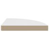 vidaXL Floating Corner Shelves 2 pcs White 35x35x3.8 cm MDF
