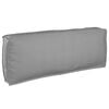 vidaXL Pallet Cushion Set 2 pcs Grey Oxford Fabric