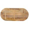 vidaXL Table Top 110x40x3.8 cm Oval Solid Wood Mango