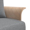 vidaXL L-shaped Sofa Bed Light Grey 279x140x70 cm Fabric