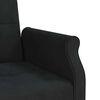 vidaXL Sofa Bed with Cushions Black Velvet
