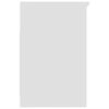 vidaXL Drawer Cabinet White 40x50x76 cm Engineered Wood