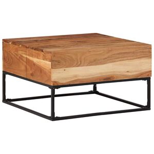 vidaXL Coffee Table 68x68x41 cm Solid Acacia Wood