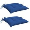 vidaXL Pallet Cushions 2pcs Blue 50x50x7 cm Oxford Fabric