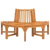 vidaXL Half Round Tree Bench Ø160 cm Solid Wood Eucalyptus