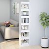 vidaXL Book Cabinet/Room Divider White 40x30x198 cm