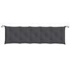vidaXL Garden Bench Cushion Melange Anthracite 180x50x7 cm Fabric