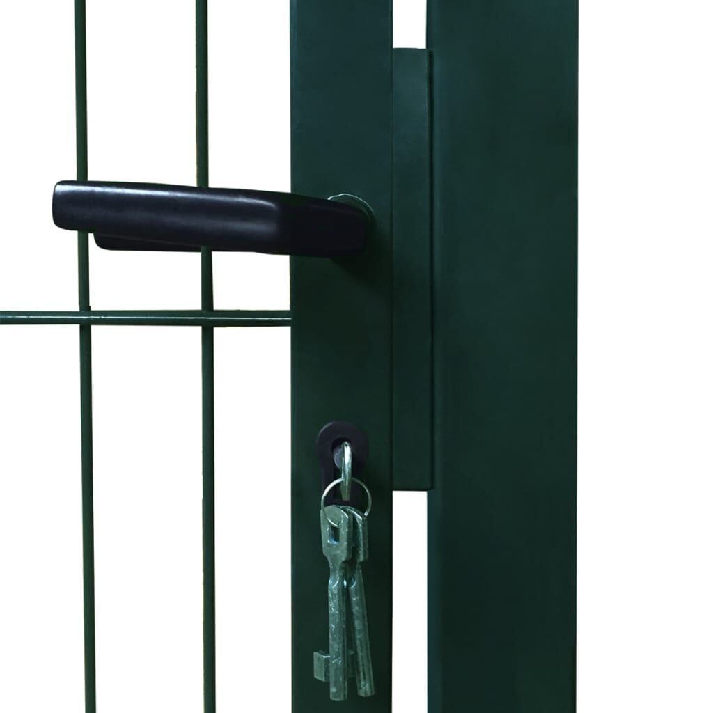 vidaXL 2D Fence Gate (Single) Green 106 x 170 cm