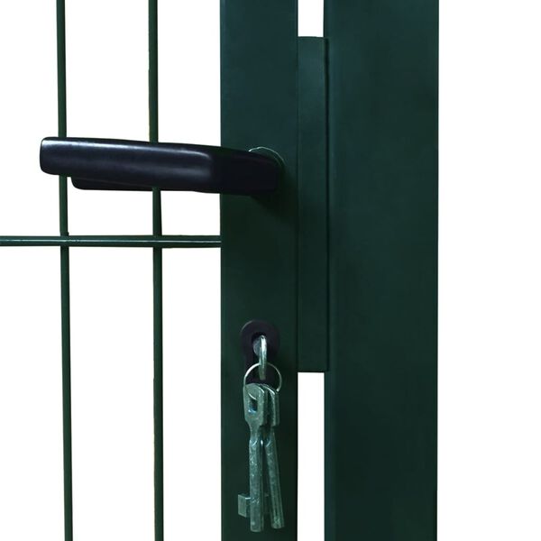 vidaXL 2D Fence Gate (Single) Green 106 x 170 cm