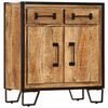 vidaXL Sideboard 65x30x70 cm Solid Mango Wood