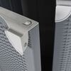 vidaXL Trash Bin with 2 Doors Grey 65x45x88 cm PP