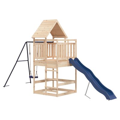 vidaXL Outdoor Playset Solid Wood Pine