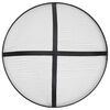 vidaXL Fire Pit with Poker 54x54x55 cm Steel