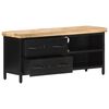 vidaXL TV Cabinet 90x30x41 cm Rough Mango Wood