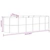 vidaXL Garden Raised Bed Galvanised Steel 249x100x68 cm Anthracite