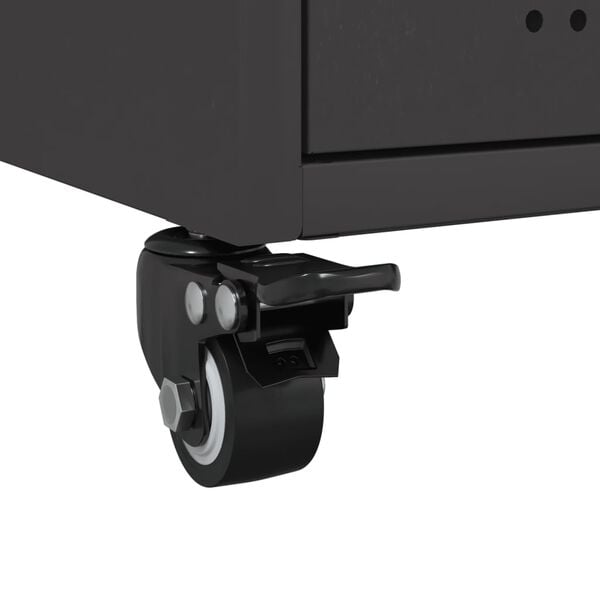 vidaXL Sideboard Black 36x39x72 cm Steel