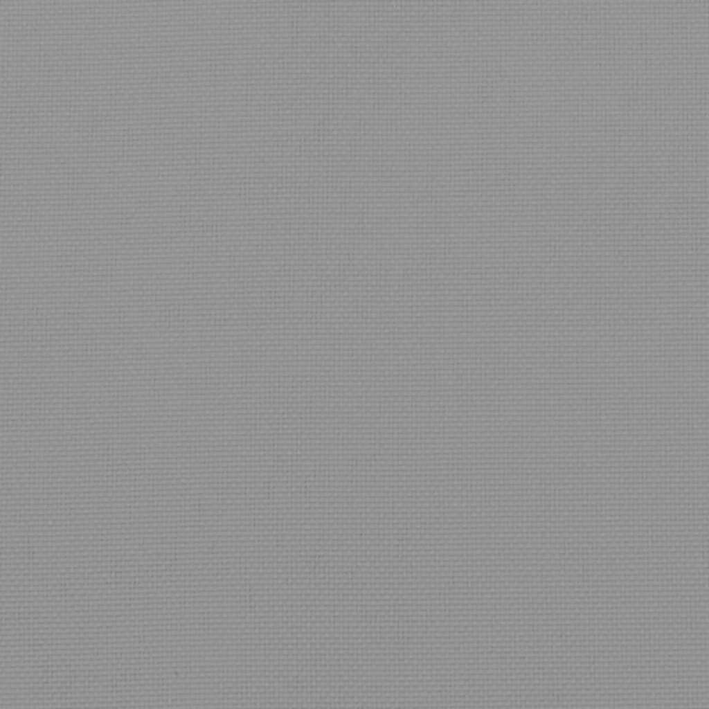 vidaXL Pallet Cushions 2 pcs Grey Fabric