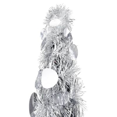 vidaXL Pop-up Artificial Christmas Tree Silver 180 cm PET