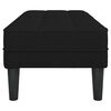 vidaXL Bench Black 113 x 57 x 39 cm Fabric