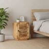 vidaXL Bedside Cabinet 40x30x50 cm Rough Mango Wood